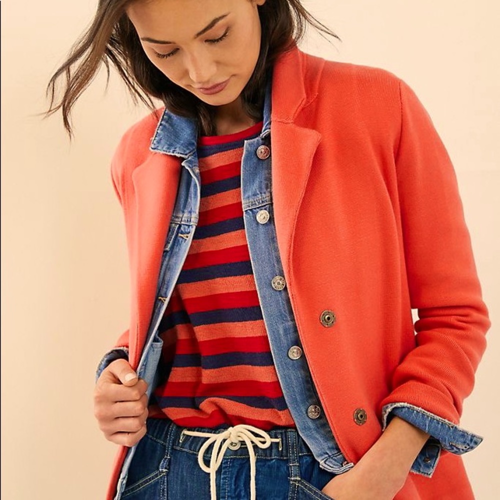 Maeve Benni Sweater Knit Blazer